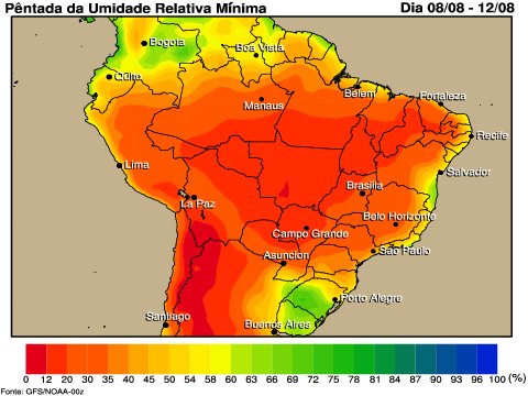 Mais De 100 Cidades Do Brasil Registraram Umidade Do Ar Abaixo De 30