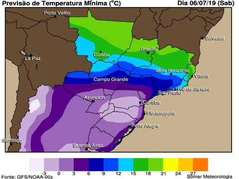 Onda De Frio No Centro Sul Do Brasil Vem Ai